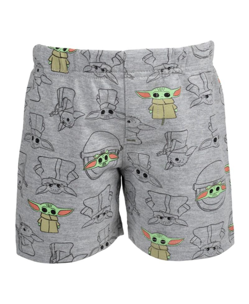 Baby Boys The Mandalorian Grogu 2-Piece T-Shirt and Shorts Set