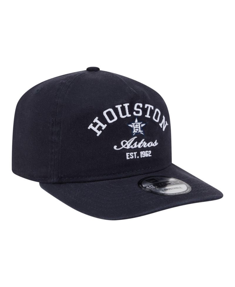 Men's Navy Houston Astros Stacked 19TWENTY Adjustable Hat