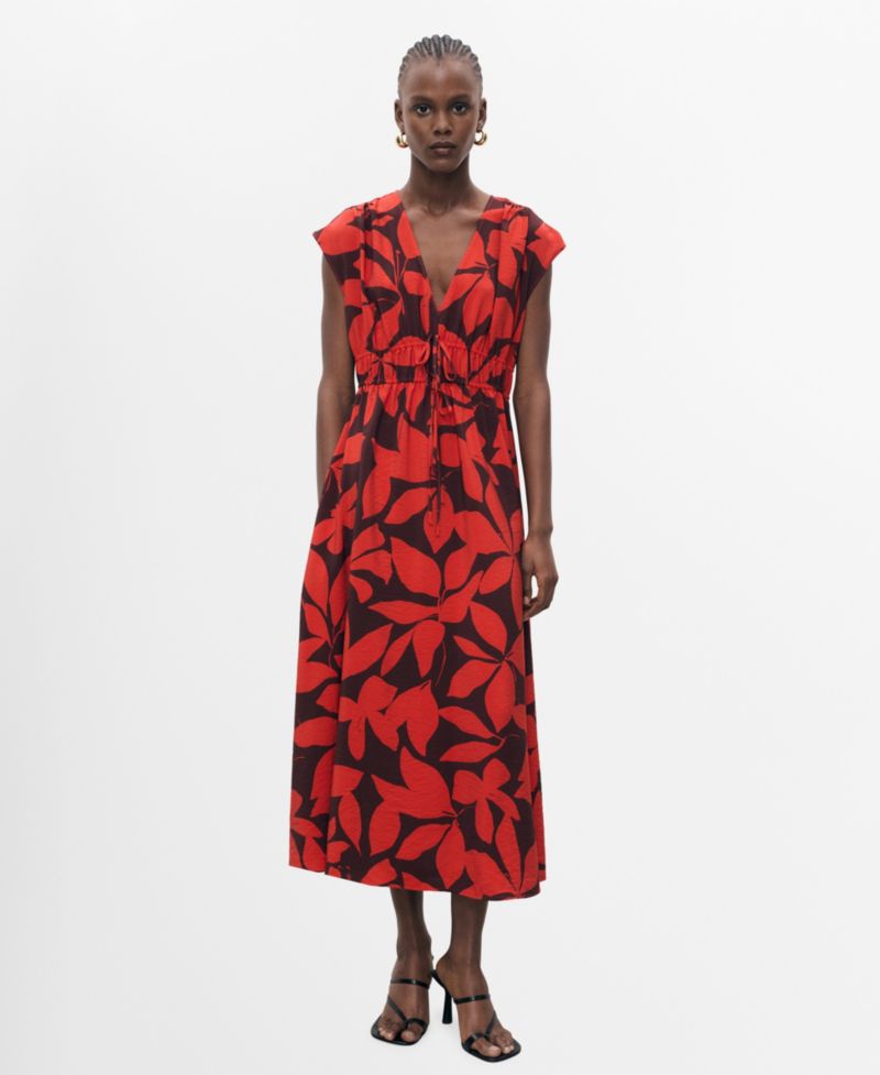 Women's Long Printed Dress