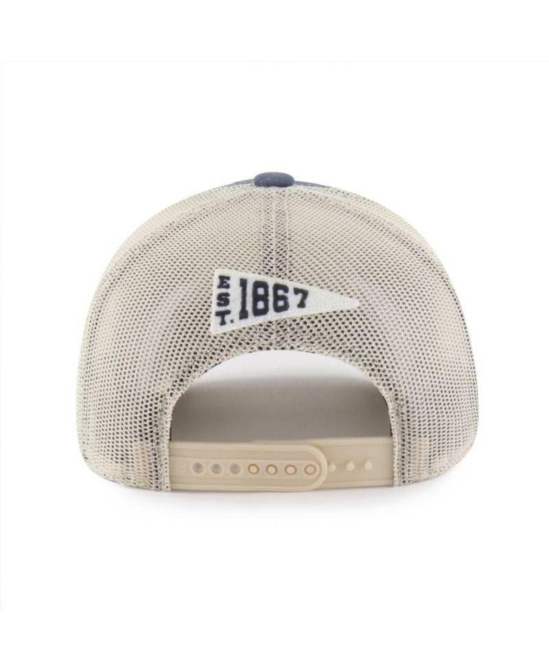 Men's and Women's Navy Illinois Fighting Illini Egremont Well-Worn Adjustable Trucker Hat