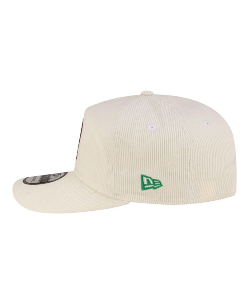 Men's White Boston Celtics 19TWENTY 80s Chrome Corduroy Adjustable Hat
