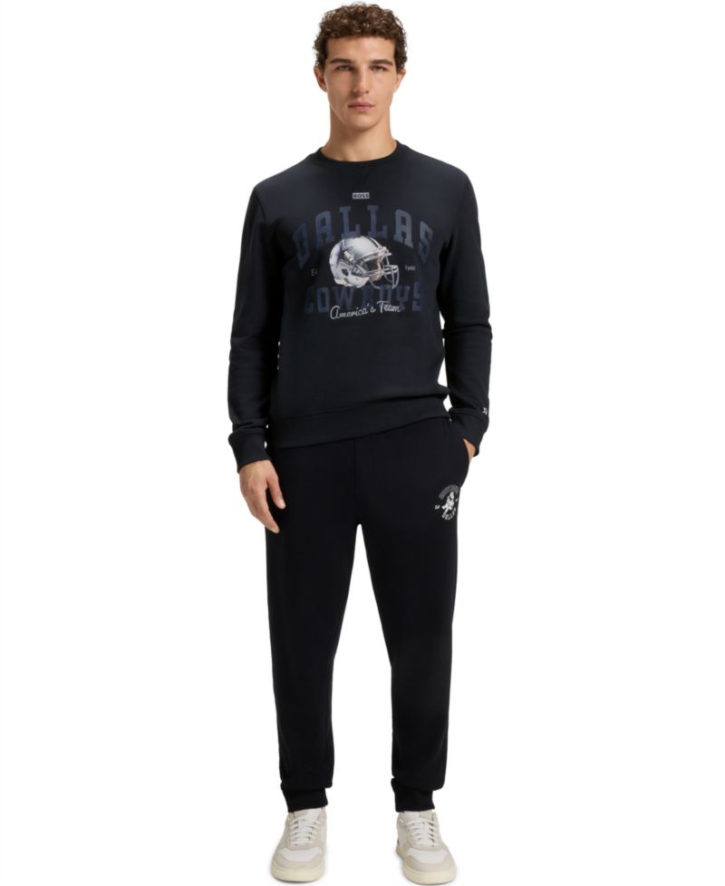BOSS x DALLAS COWBOYS Helmet Graphic Sweatshirt