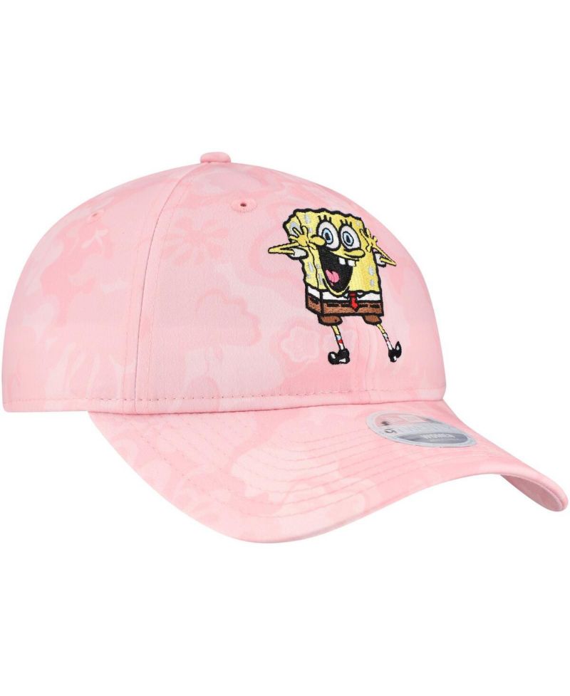 Women's Light Pink SpongeBob SquarePants Adjustable Hat