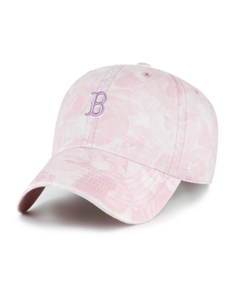 Women's '47 Pink Boston Red Sox Gardenia Clean Up Adjustable Hat