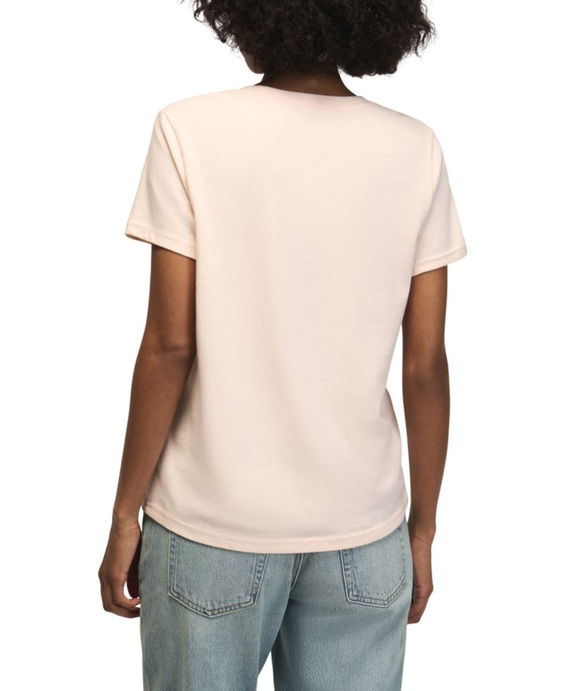 Women's Strawberry Mandala Printed Classic Crewneck T-Shirt