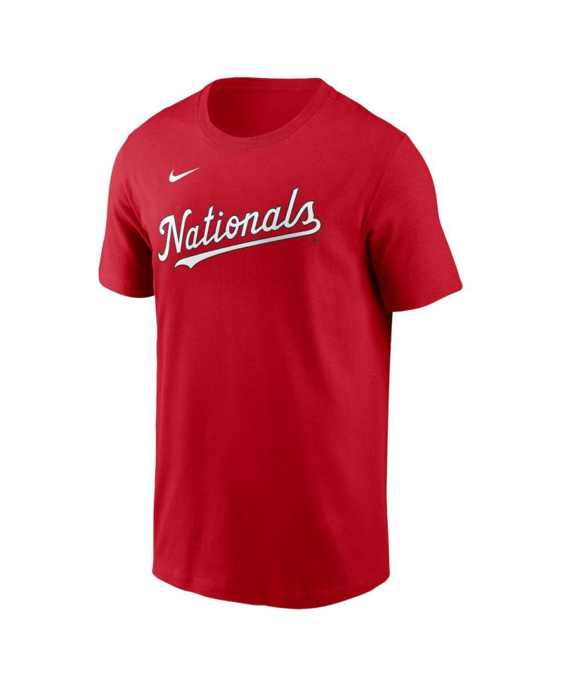 Men's Stephen Strasburg Red Washington Nationals Fuse Name & Number T-Shirt