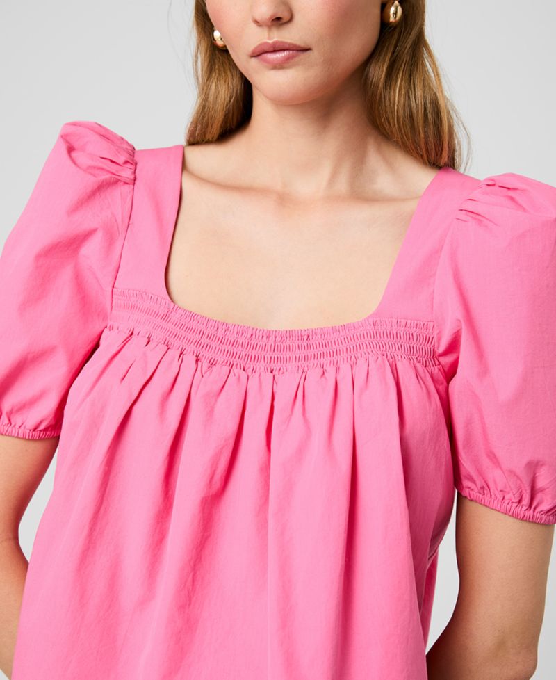 Women's Short-Sleeve Square Neck Top