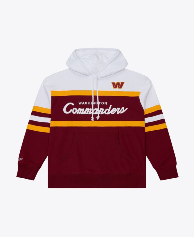 Men's Mitchell Ness Burgundy Washington Commanders Head Coach Hoodie
