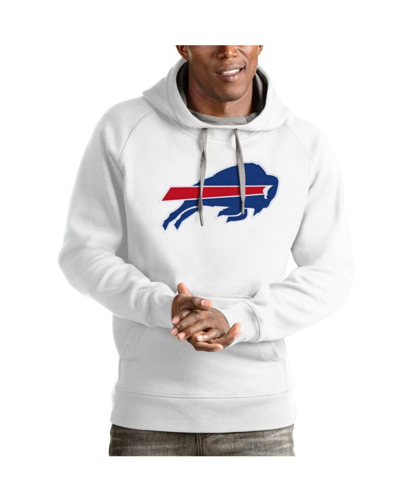 Men's White Buffalo Bills Victory Pullover Hoodie