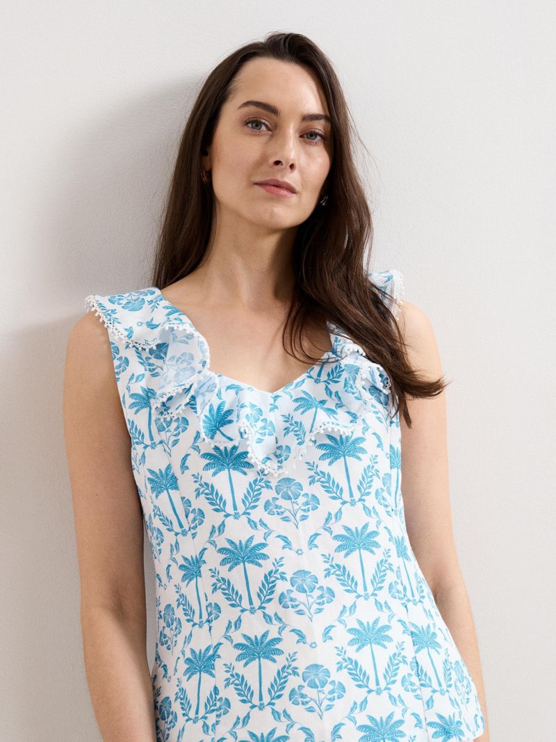 Women's Rhona Linen Blouse