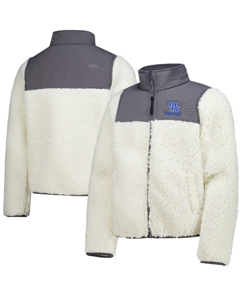 Big Boys and Girls Charcoal Kentucky Wildcats Teddy Sherpa Jacket