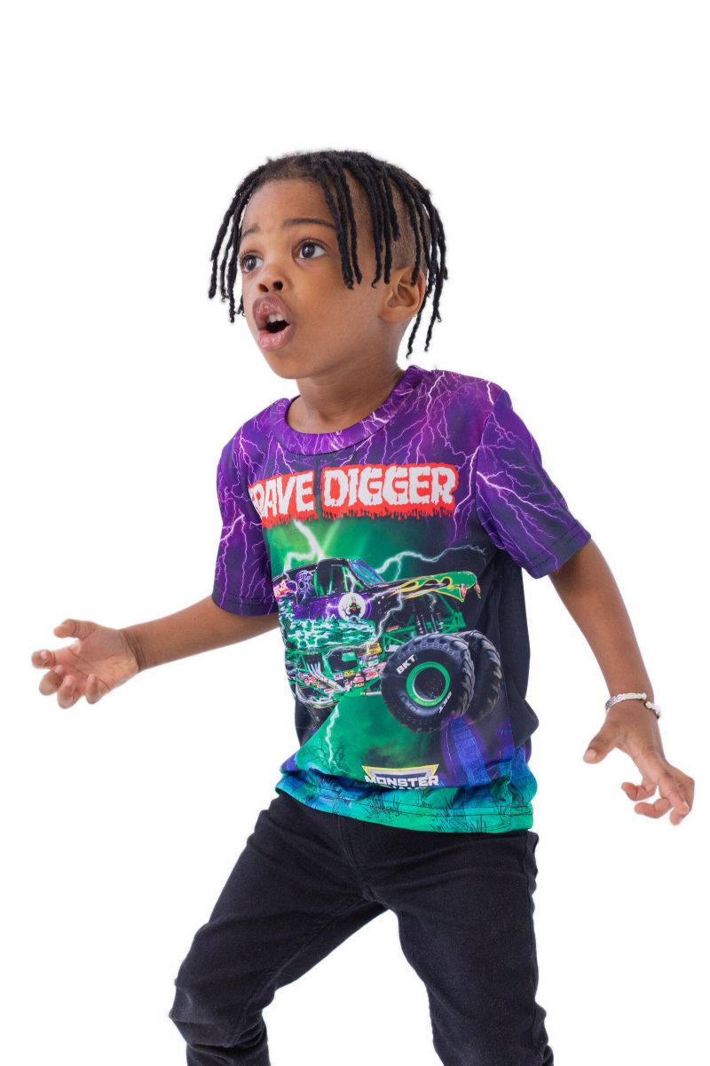 Toddler Boys Athletic Short Sleeve T-Shirt