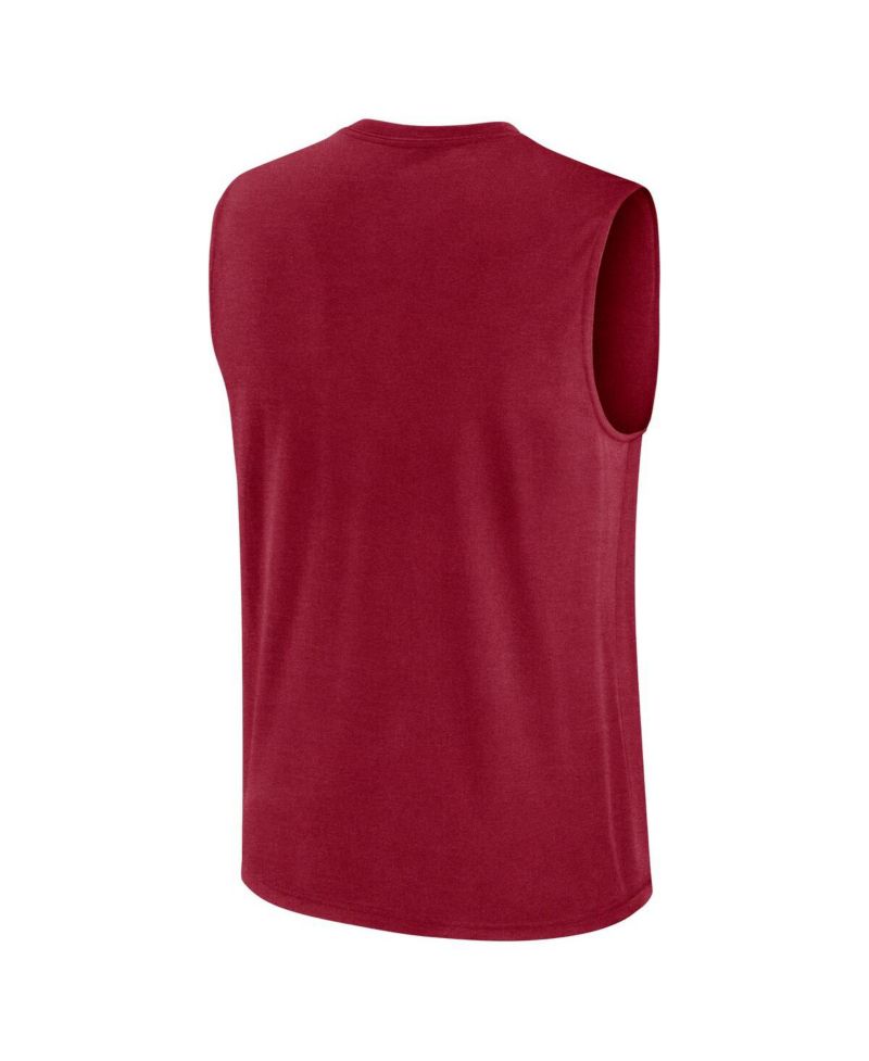 Men's Cardinal Stanford Cardinal Primetime Legend Lock Up Performance Muscle Tank Top