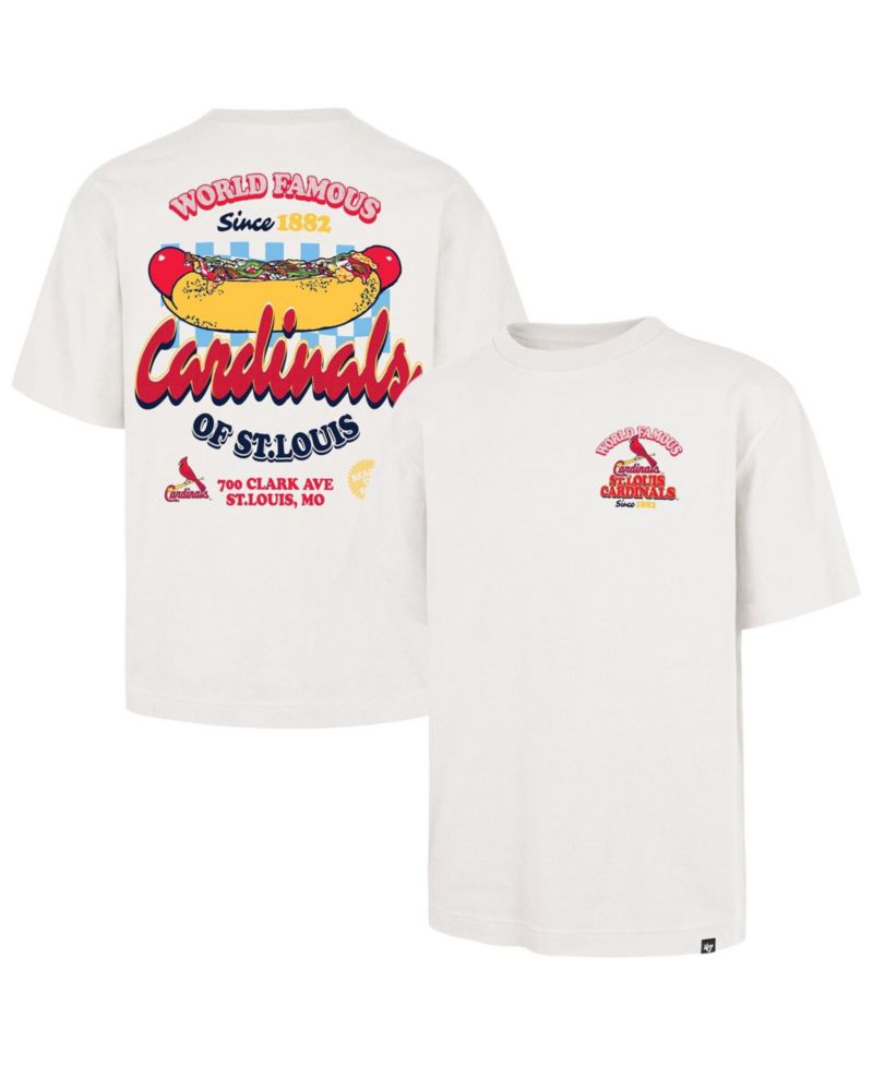 Men's '47 Cream St. Louis Cardinals Glizzy T-Shirt