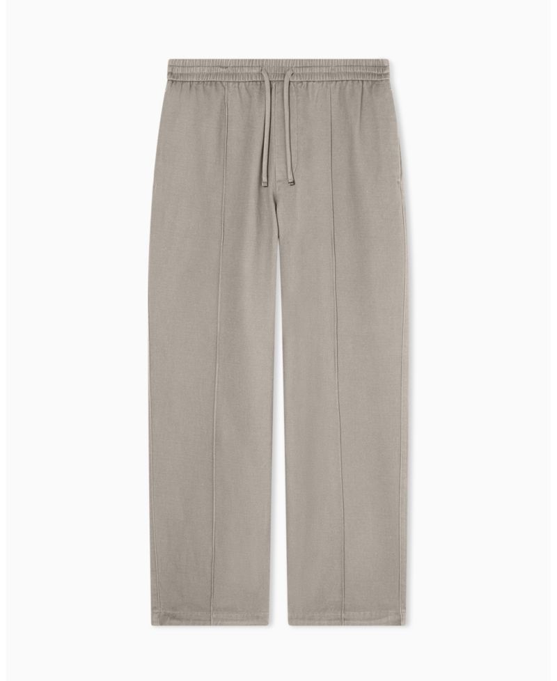 Men's IBIZA X Cotton Twill Pleat Trouser