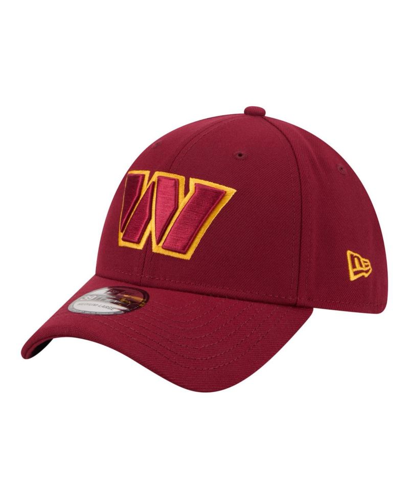 Men's Burgundy Washington Commanders 39THIRTY Flex Hat