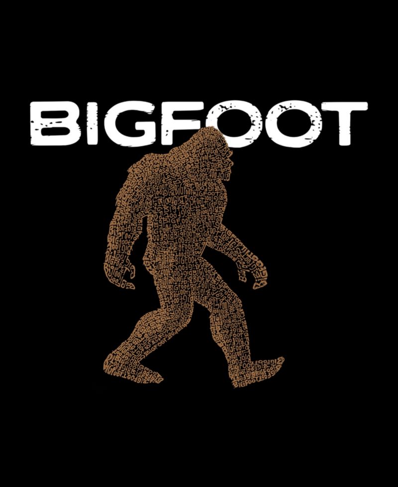 Plus Size Bigfoot Word Art T-Shirt