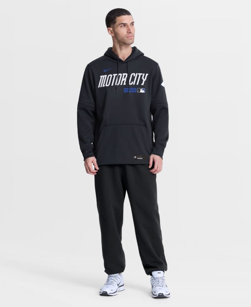 Men's Navy Detroit Tigers Authentic Collection City Connect Therma-FIT Hoodie