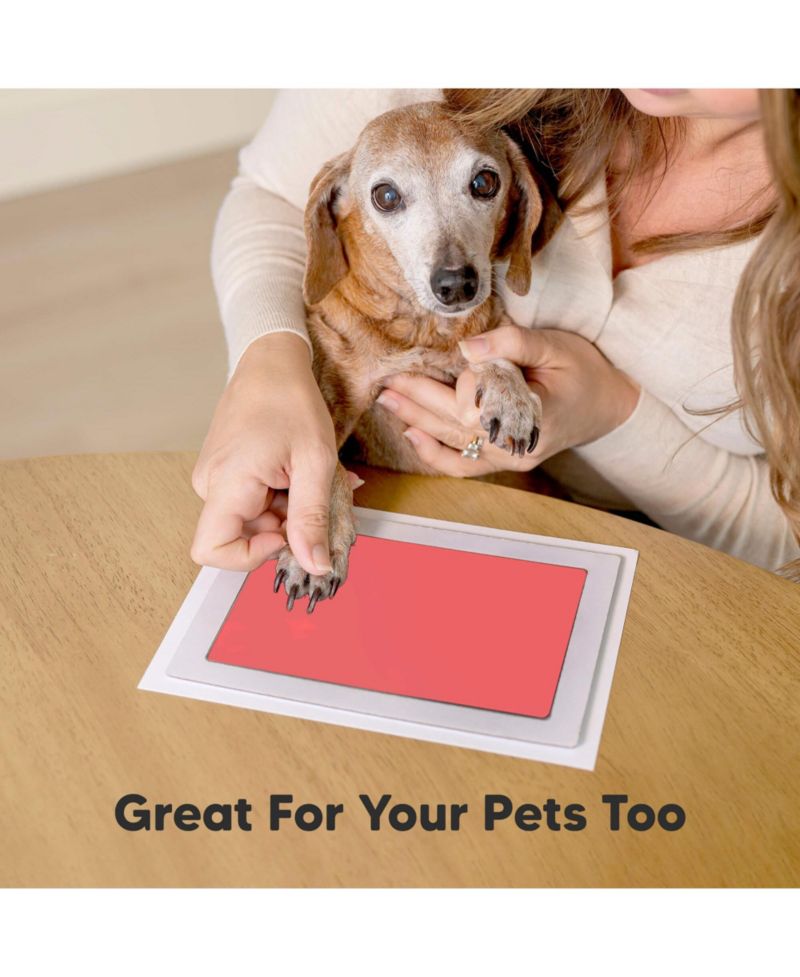 1pk Inkless Ink Pad for Baby Hand and Footprint Kit, Clean Touch Dog Paw, Dog Nose Print Kit, Baby & Pet Safe, Jumbo