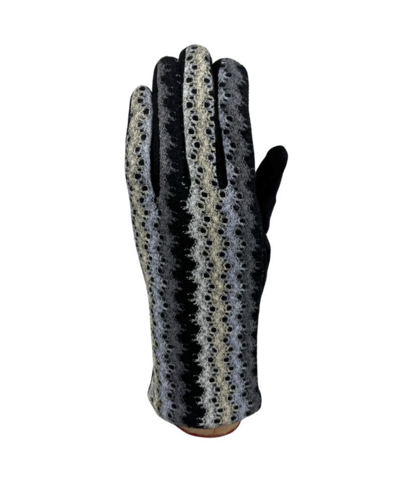 Open Weave Suede Gloves