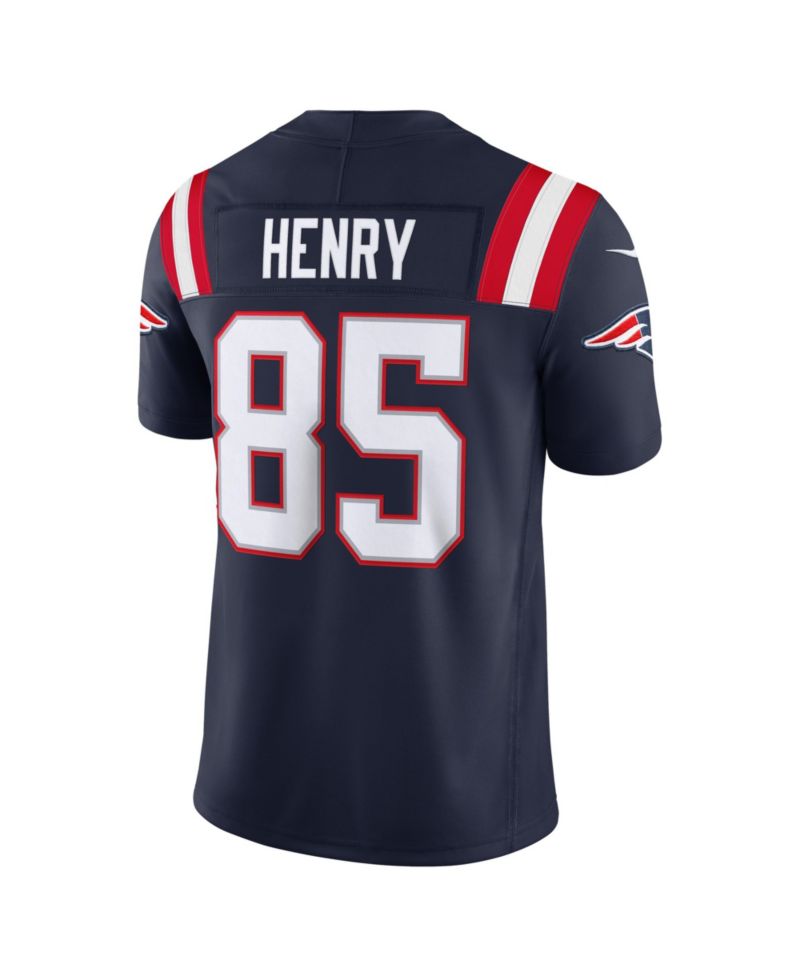 Men's Hunter Henry Navy New England Patriots Team Vapor F.U.S.E. Stitched Limited Jersey