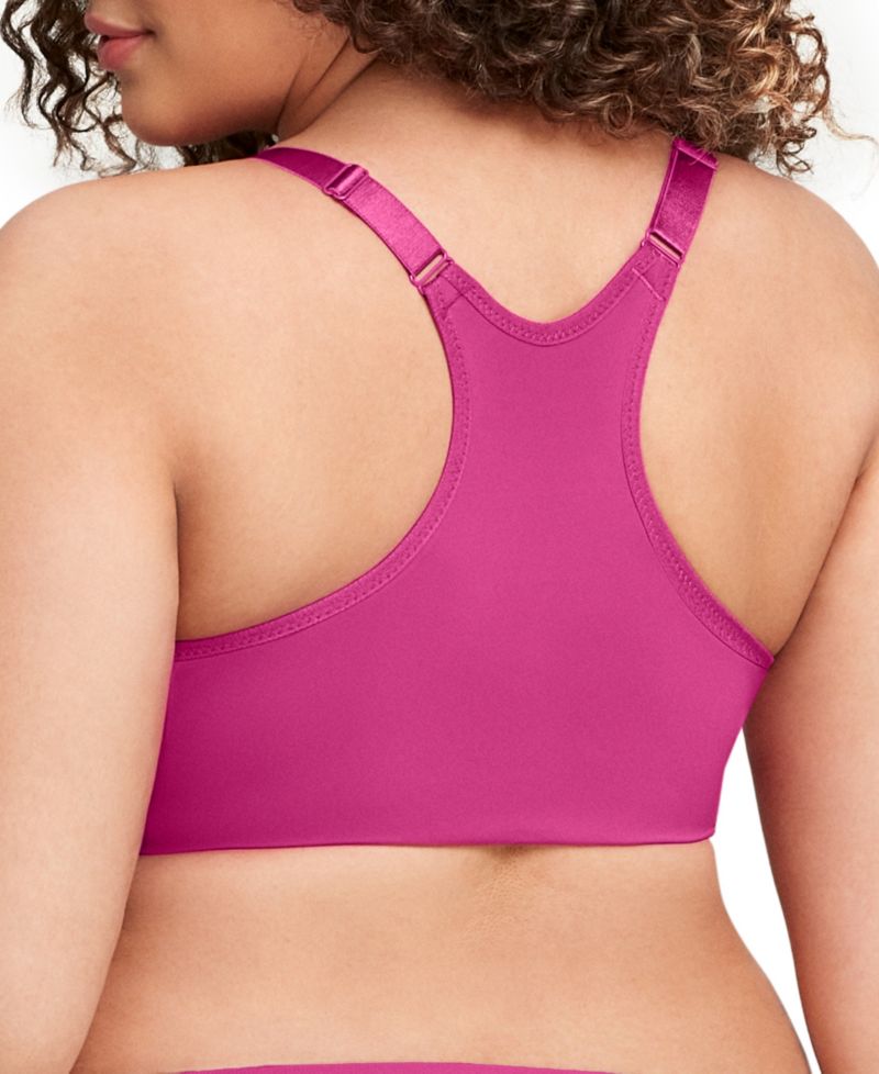 Women's Plus Size Front Close Wonder Wire Bra with Smoothing Back 1247