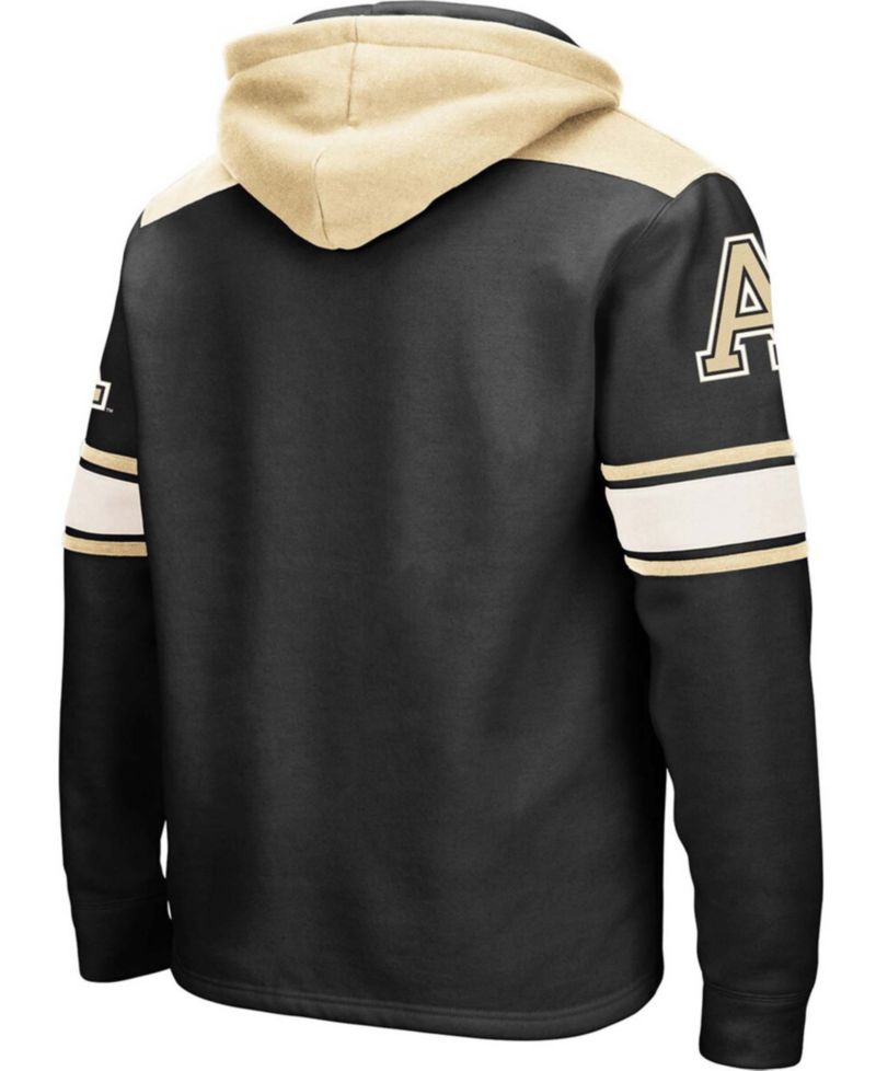 Men's Black Army Black Knights 2.0 Lace-Up Pullover Hoodie