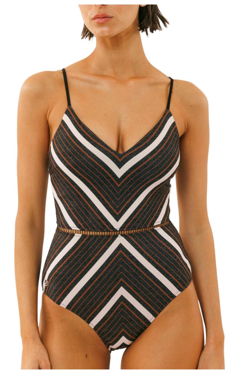 Women's Arava Stripes One Piece Swimsuit