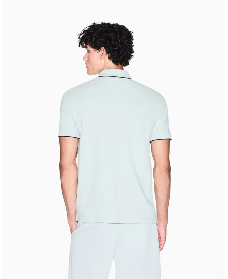 Men's Grosgrain Logo Polo Shirt