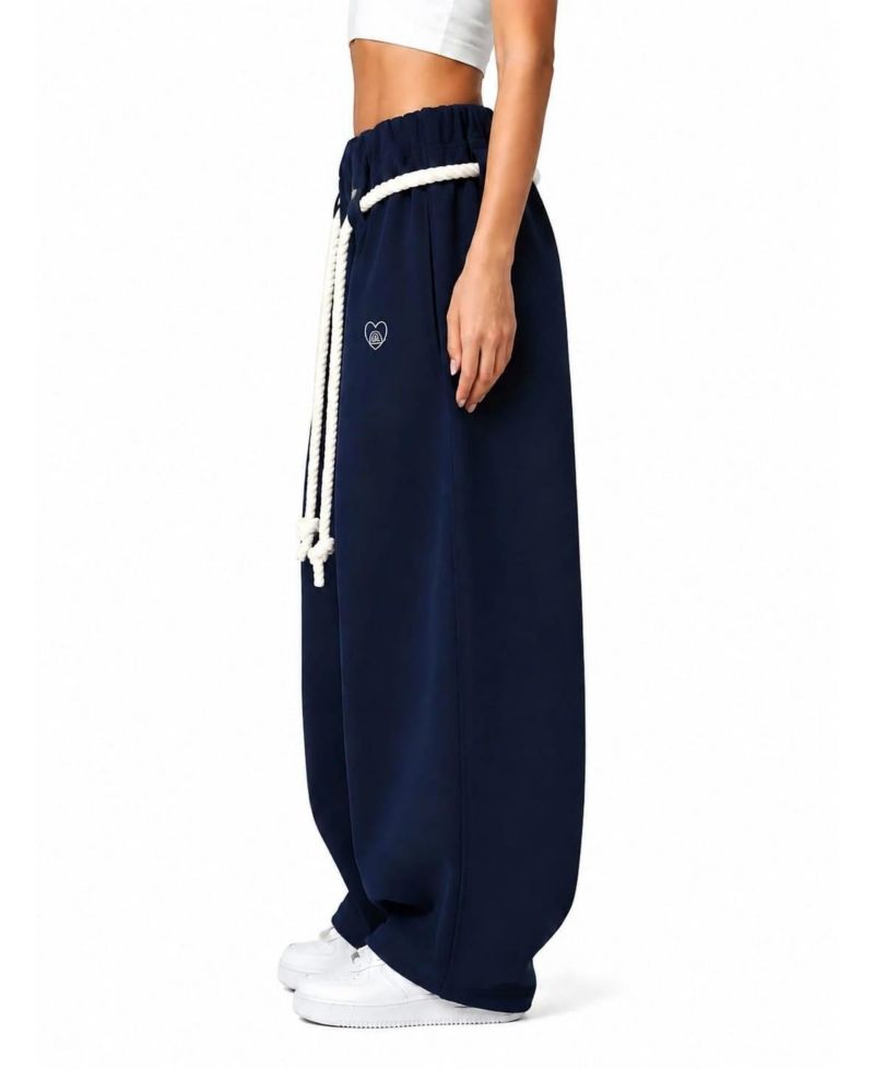 Women's Barrel Rope-Drawstring Sweatpants