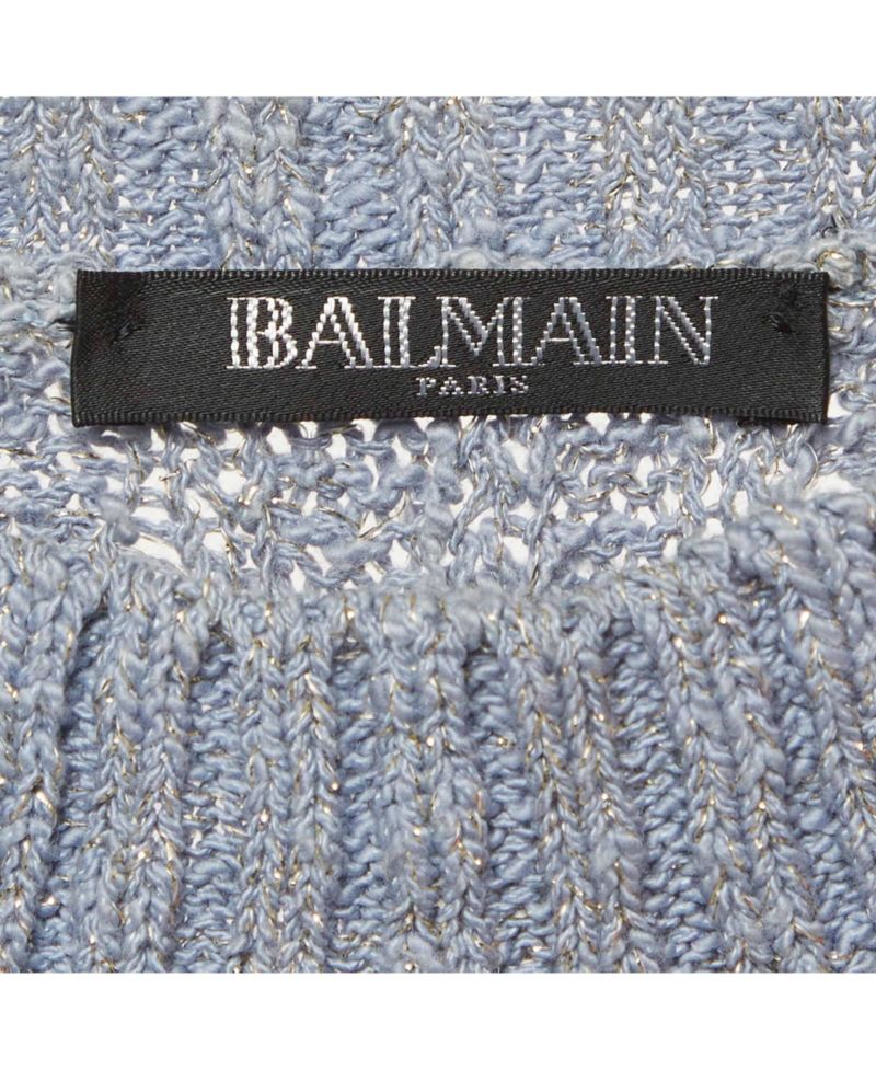 Women's Lurex Open Knit Sweater