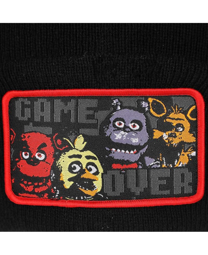 Men's Game Over Black Knit Cap