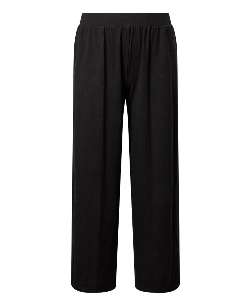 Women's Plus Size High-Rise Wide-Leg Pocket Leggings