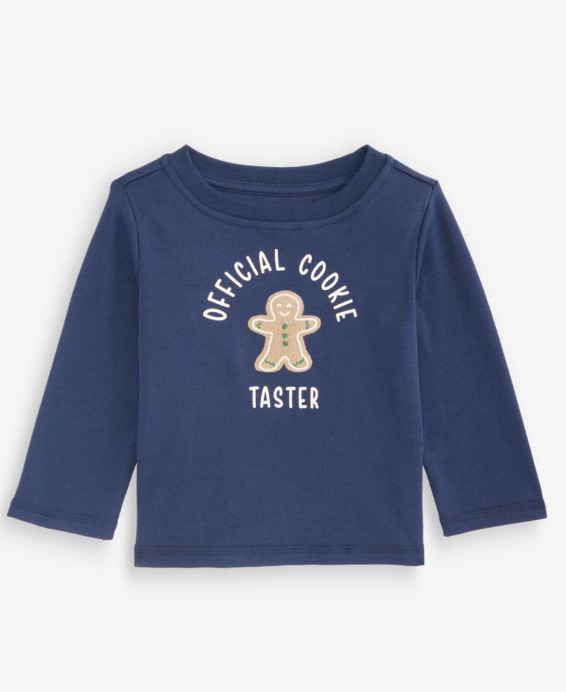 Baby Boys' 3M-24M Mix & Match Long-Sleeve Cookie Taster T-Shirt