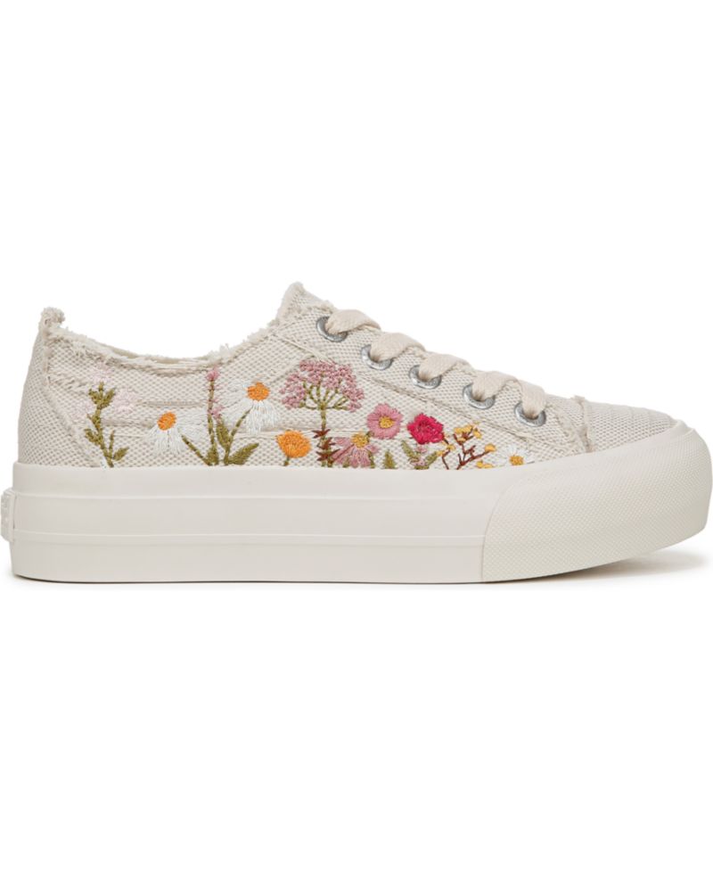 Women's Sadie-Sun Embroidered Lace Up Platform Sneakers
