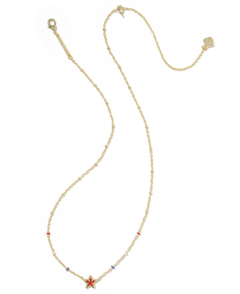 14k Gold-Plated Mini Cassidy Short Pendant Necklace