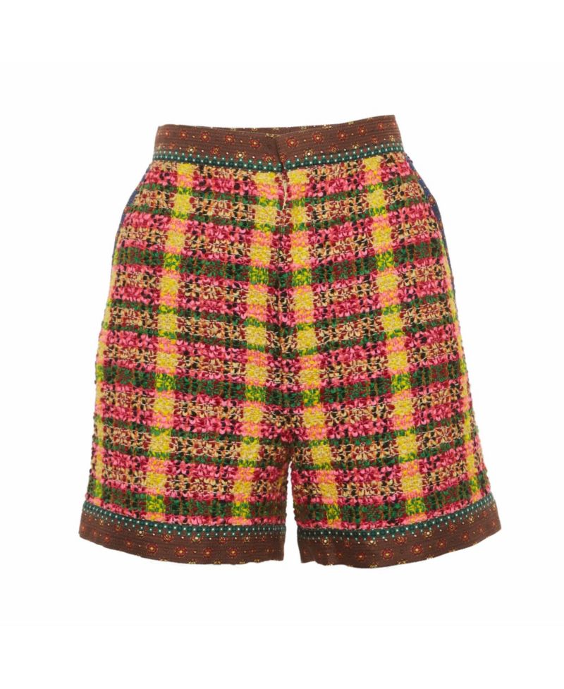 Women's High-Waisted Tweed Shorts, 7" Inseam