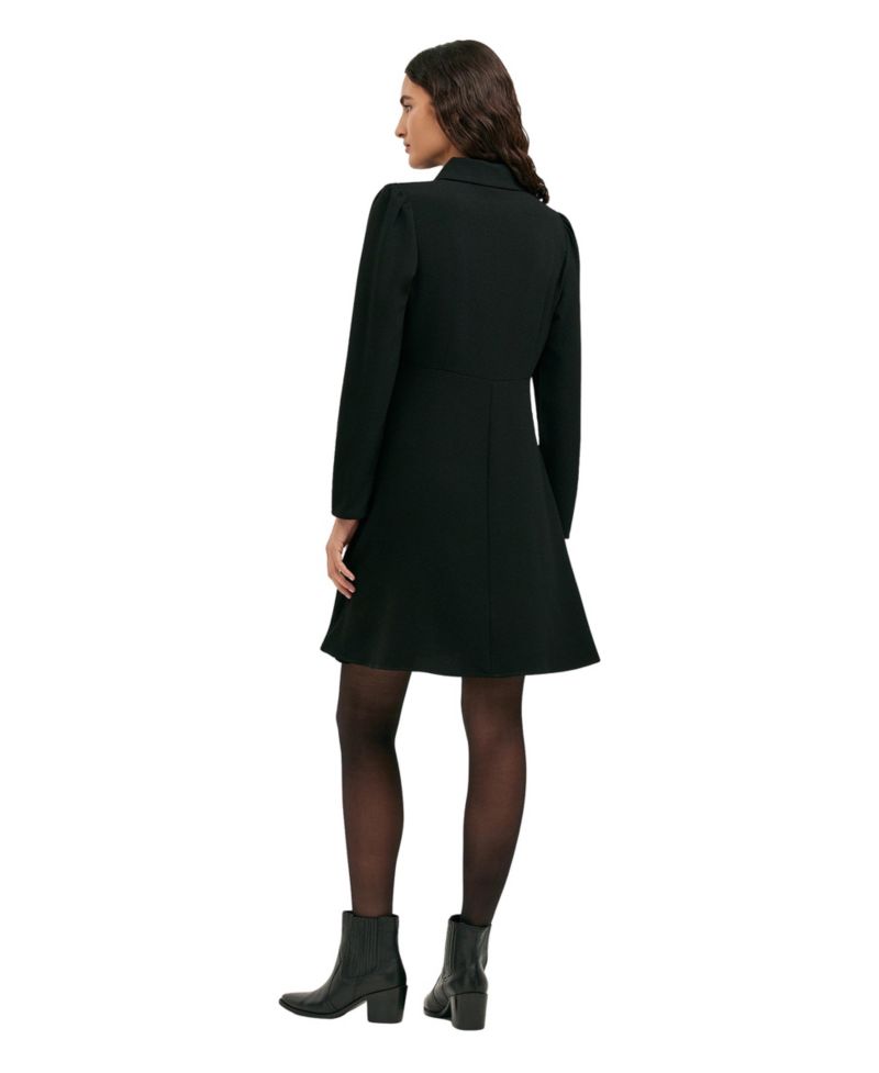 Women's Sabine Long-Sleeve Collared A-Line Dress