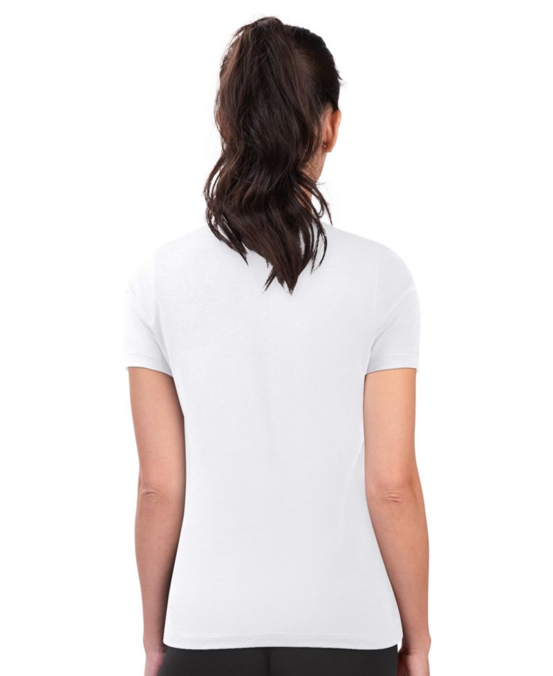 Women's White New York Yankees Super-Slim Fit Lightweight City Graphic T-Shirt