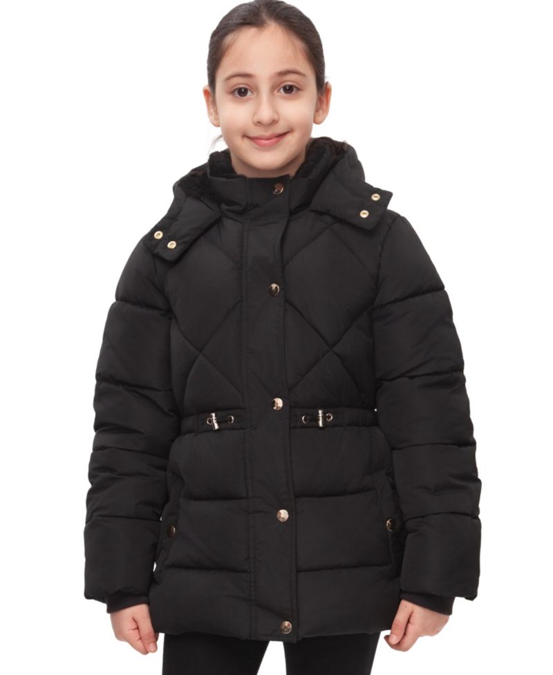 Little and Big Girls' Timeless Quilted Coat