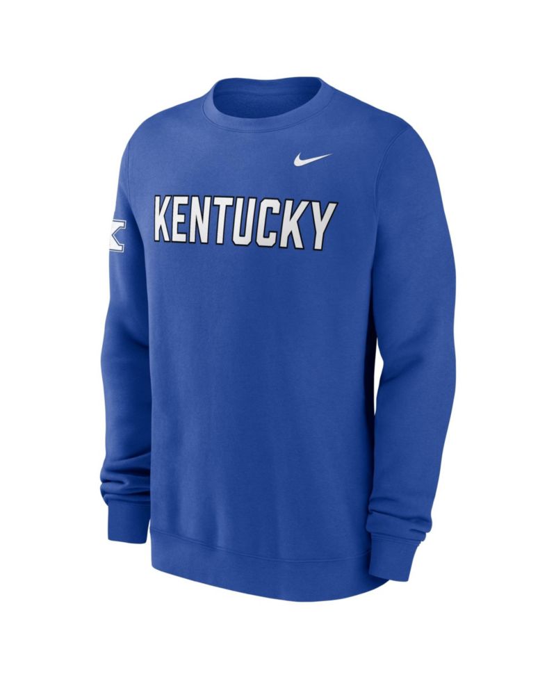 Men's Royal Kentucky Wildcats 2026 Sideline Club Sweatshirt