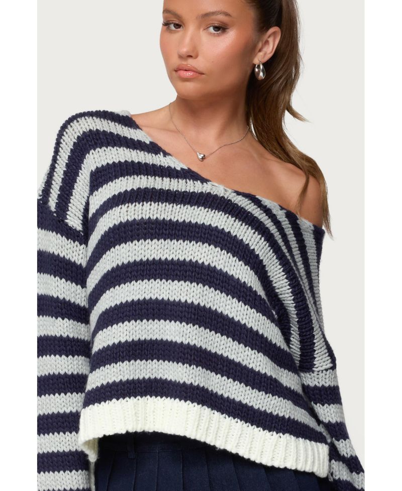 Women's Eugenie Oversized Striped Sweater