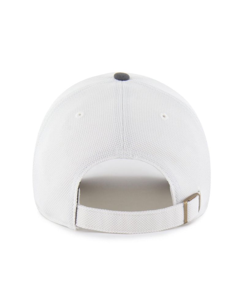 Men's and Women's '47 White/Gray Washington State Cougars Pique Patch Clean Up Adjustable Hat
