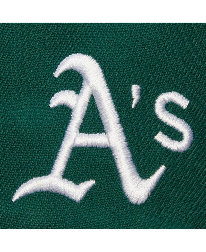 Men's Green Oakland Athletics Team Tagged Snapback Hat