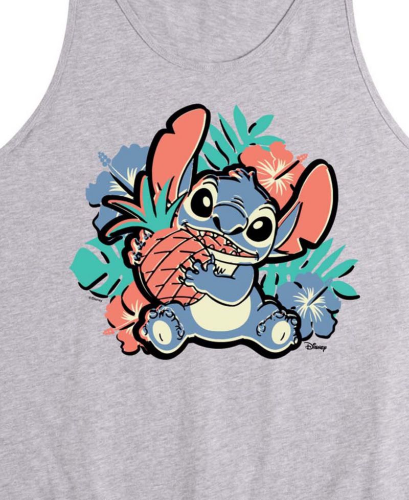 Men's Lilo And Stitch Pineapple Stitch Graphic Tank Top