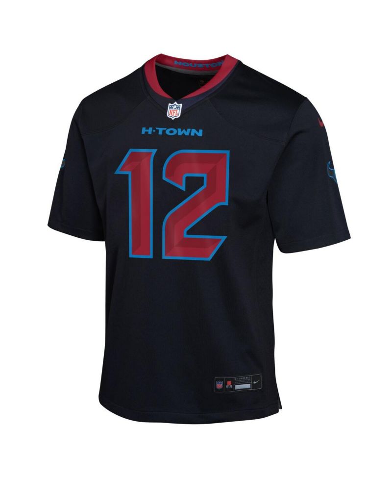 Big Boys and Girls Nico Collins Navy Houston Texans Alternate Game Jersey