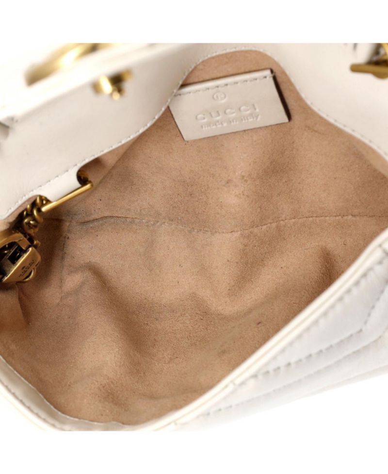 GG Marmont Super Mini Flap Matelasse Shoulder Bag