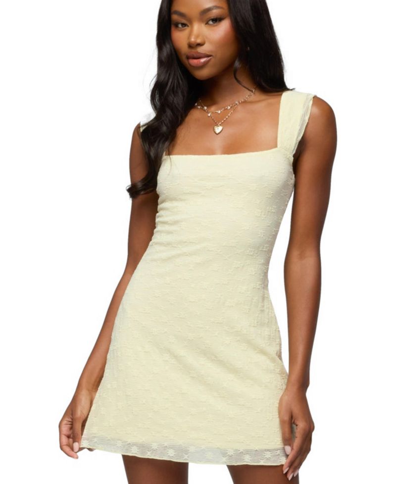 Women's Nairobia Textured Mesh Mini Dress