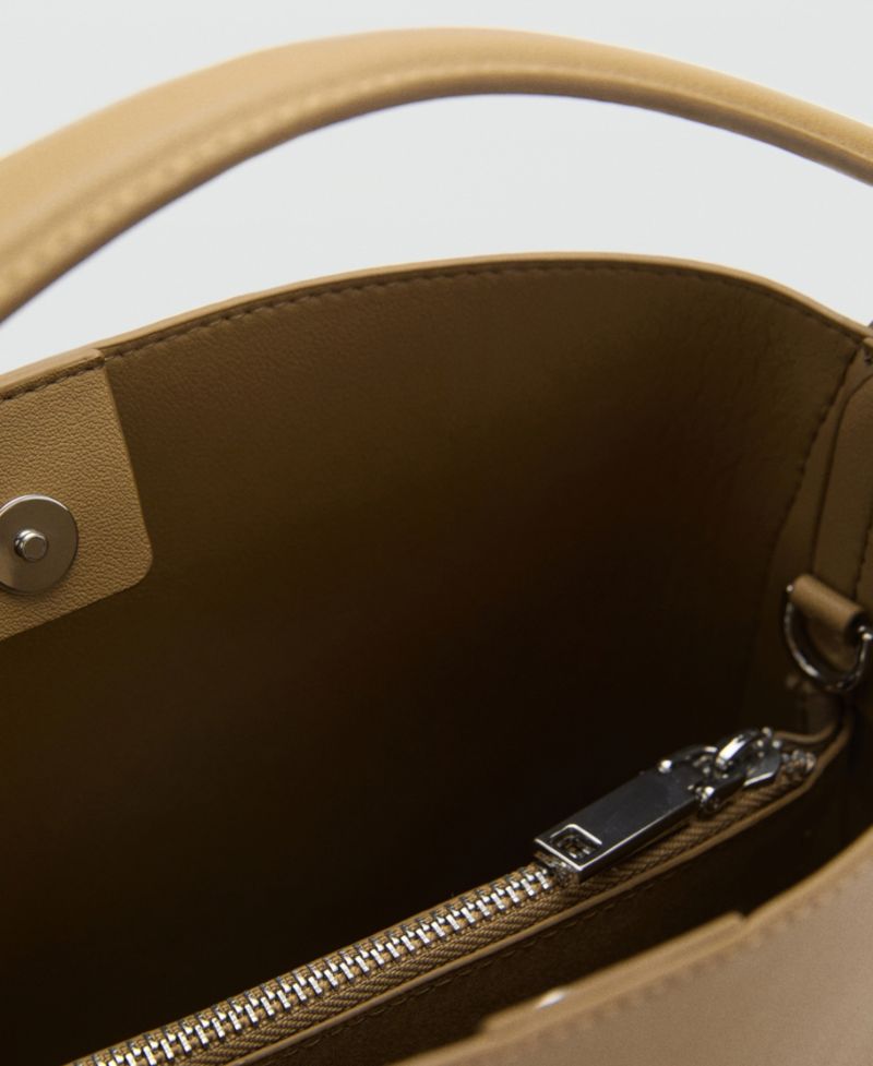 Women's Buckle Mini Shopper Bag