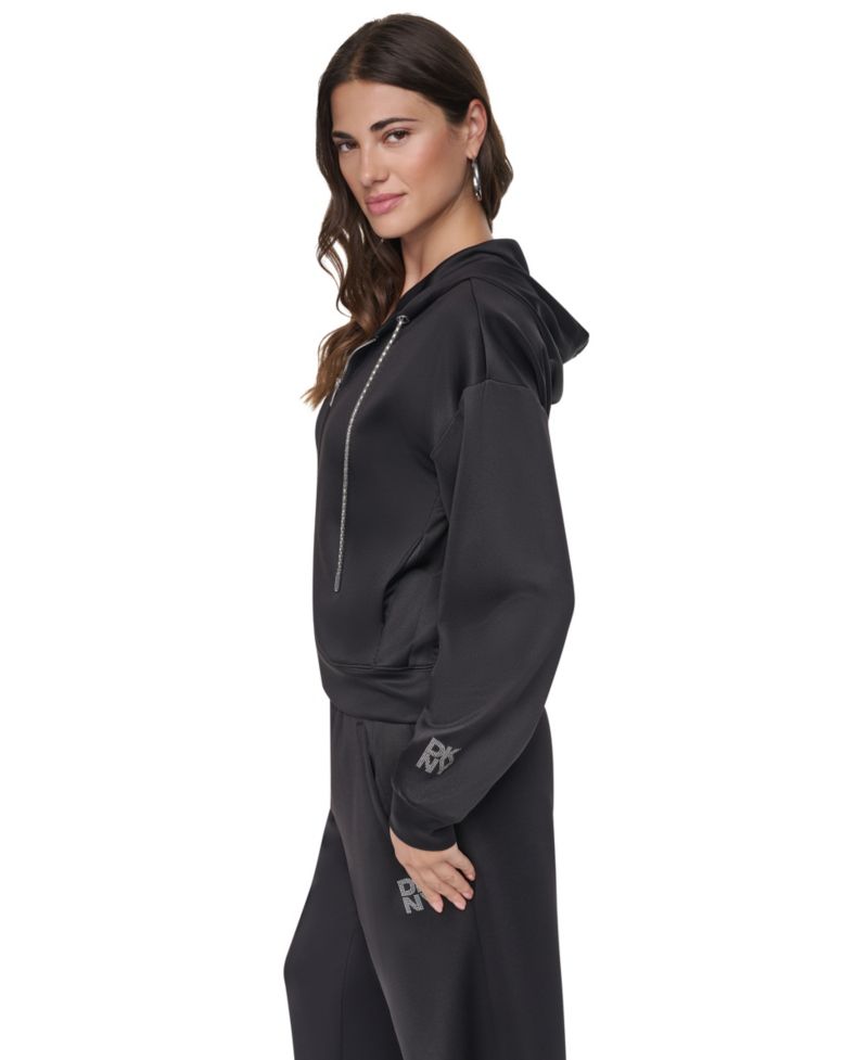 Women's Chain Cord Full Zip Hoodie
